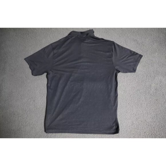 Tiger Woods Collection Dri-Fit Polo Shirt Men M Black Spread Collar Short Sleeve - Picture 5 of 8